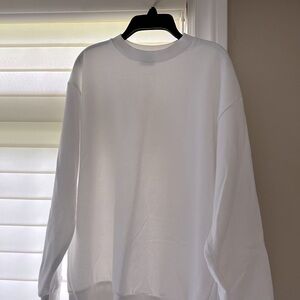 Aritzia Sunday Best White Crewneck